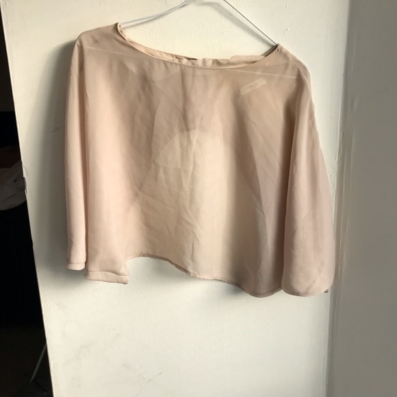 Poetry Tops - Sheer Cape Blouse